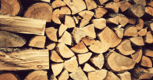 Stacking firewood
