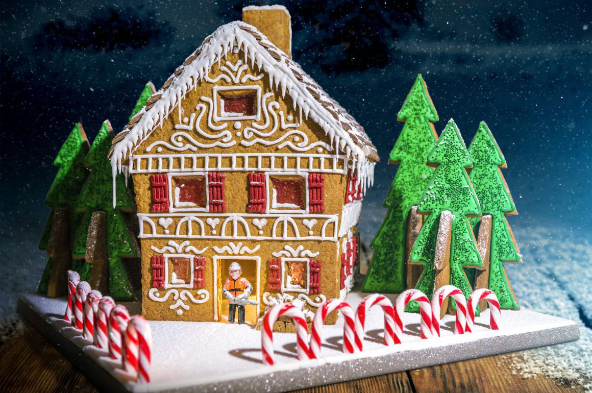Richard Burr STIHL Gingerbread House
