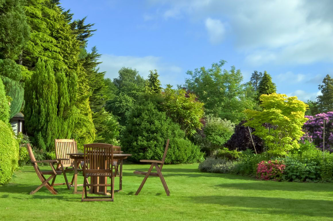 Typical English garden