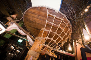 Crows Nest Wood Carving at Southampton Steak and Art 