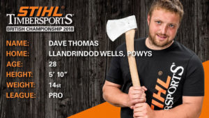 Dave Thomas STIHL Timbersports Bio
