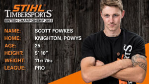 Scott Fowkes STIHL Timbersports Bio
