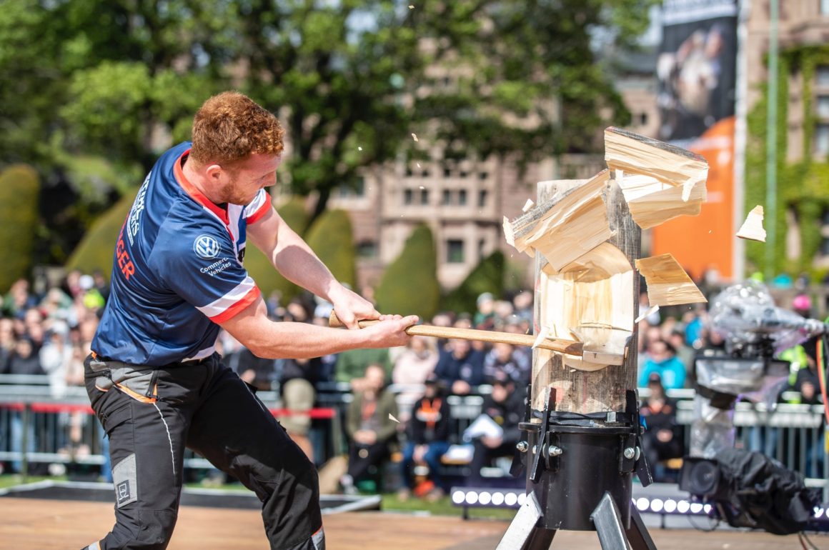 rookie breaks the TIMBERSPORTS records