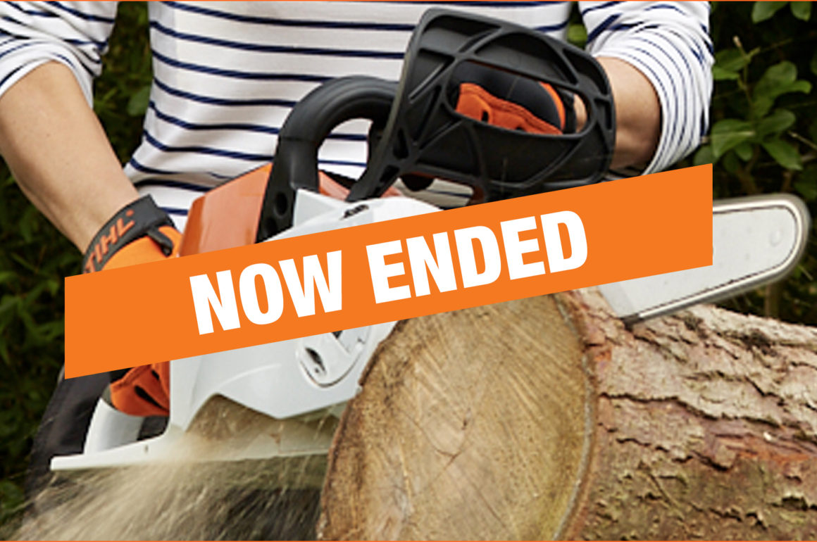 chainsaw promotion header
