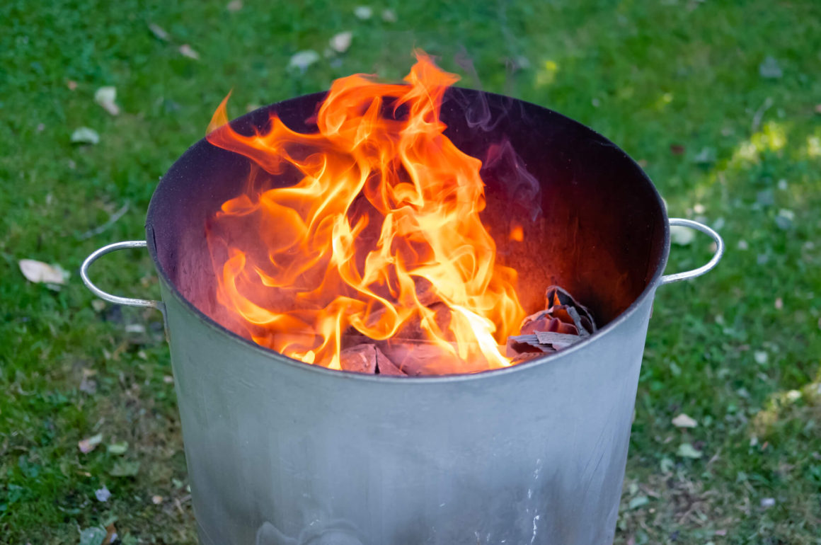 How to make a home made fire brazier