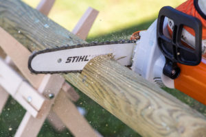 STIHL Chainsaw in use