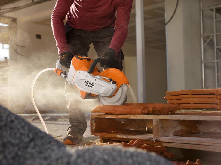 Stihl concrete saw discount battery