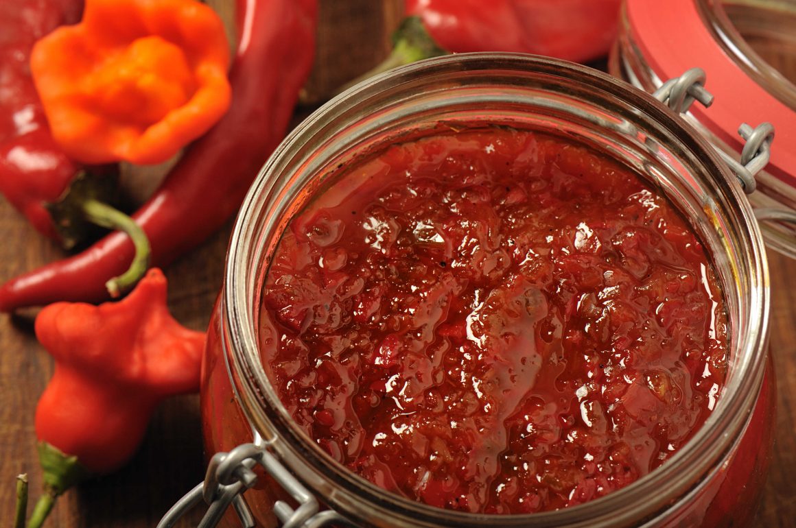 home-made chilli jam