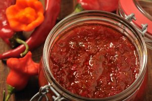 home-made chilli jam