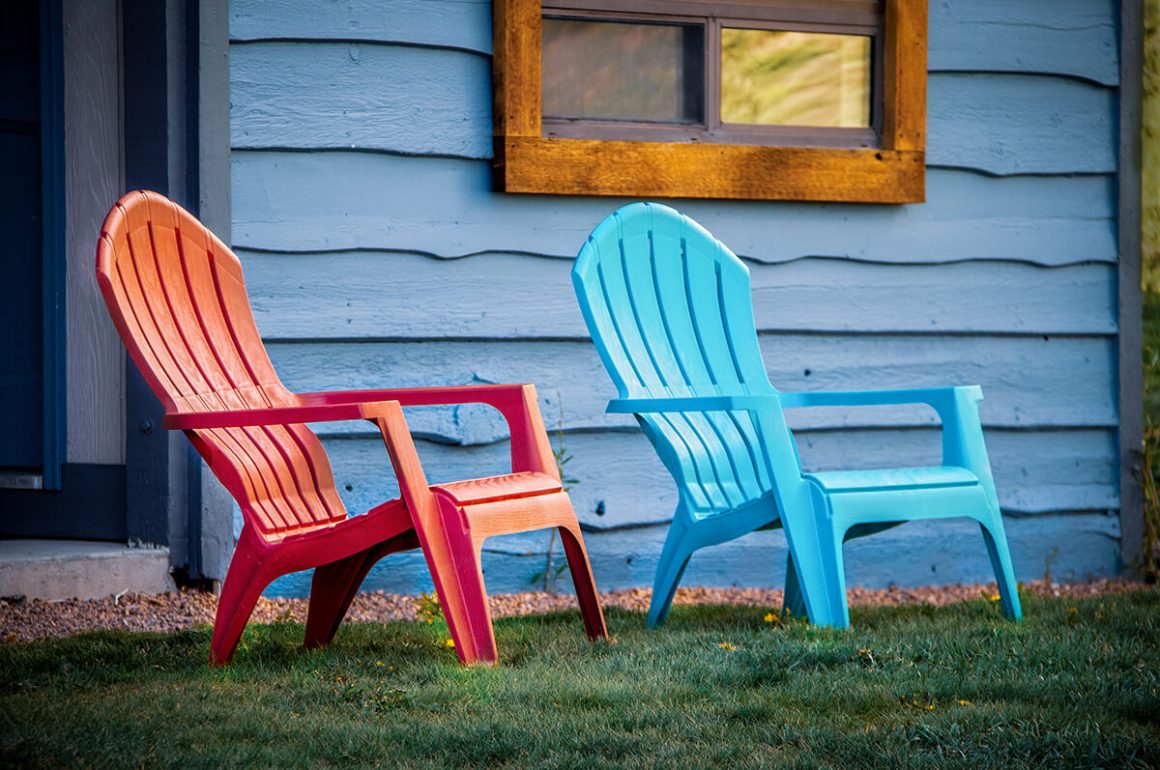 Garden discount chairs blue