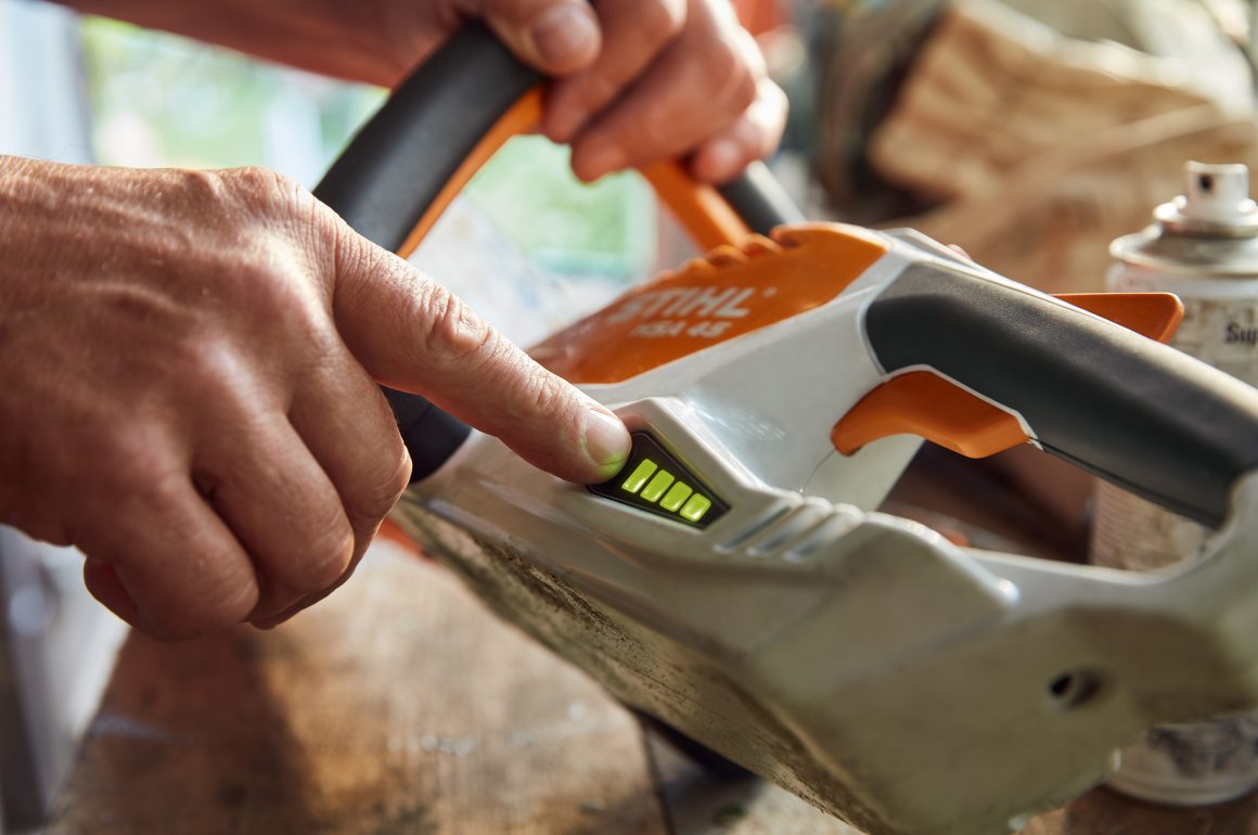 Stihl battery deals powered wood cutter