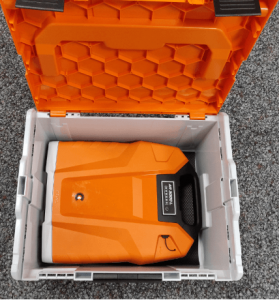 STIHL battery storage box can be used to store a variety of items