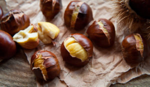 cooked sweet chestnuts