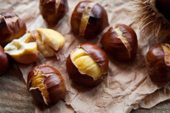 cooked sweet chestnuts