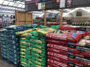 peat free compost on sale at a garden centre